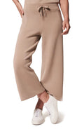 Wide Leg Crop Pants in Fawn
